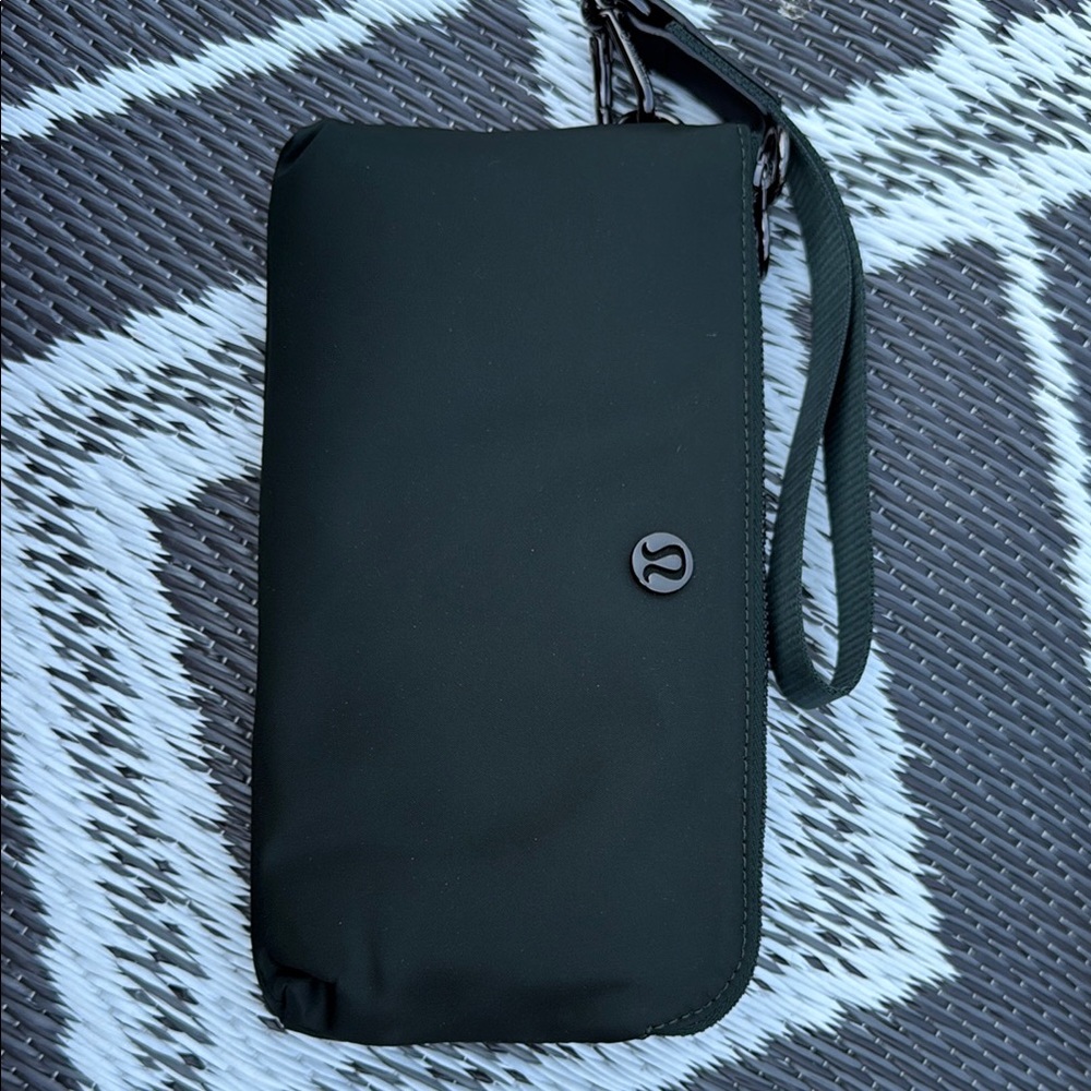 Lululemon Dark Green Wristlet Wallet